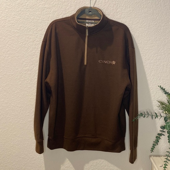 Cinch Other - Cinch Men’s Quarter Zip Pullover Sweatshirt - M/L